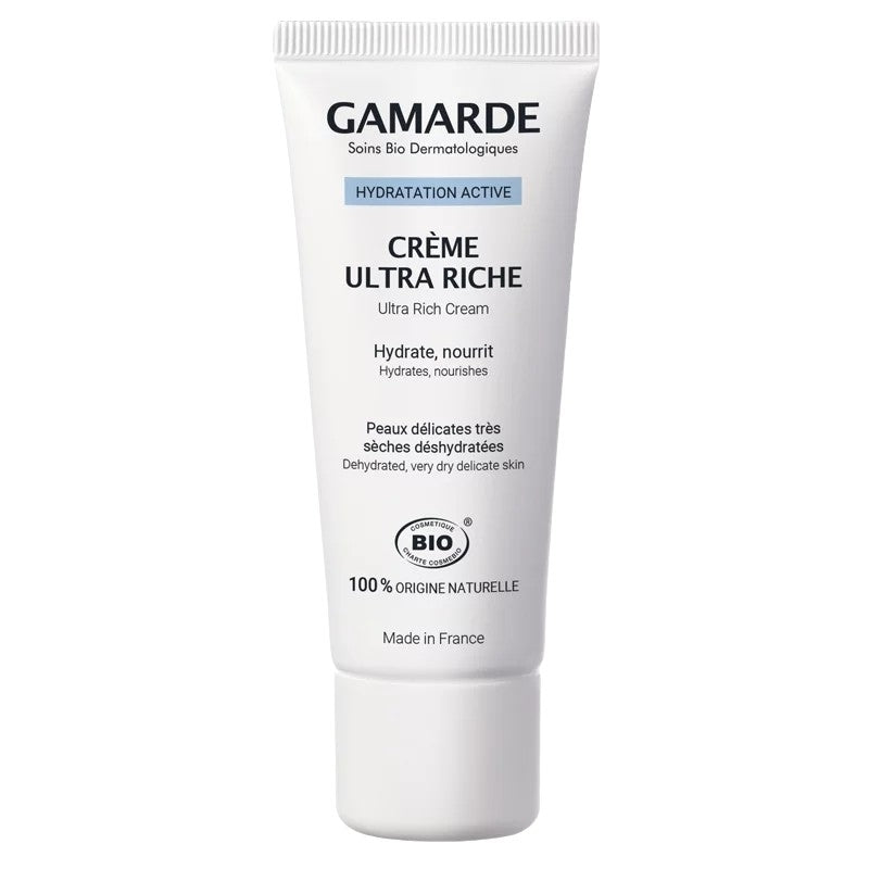 Gamarde Ultra-Rich Bio-Argan-, Shea- und Thermalwassercreme – 40 g