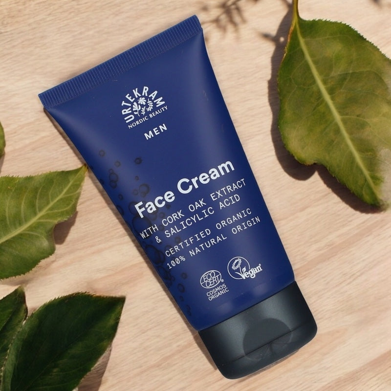 Bio-Gesichtscreme mit Salicylsäure für Männer – 75 ml – Urtekram