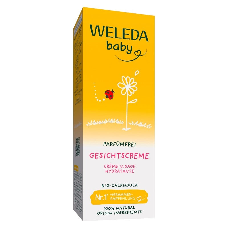 Bio-Calendula-Babygesichtscreme – 50 ml – Weleda