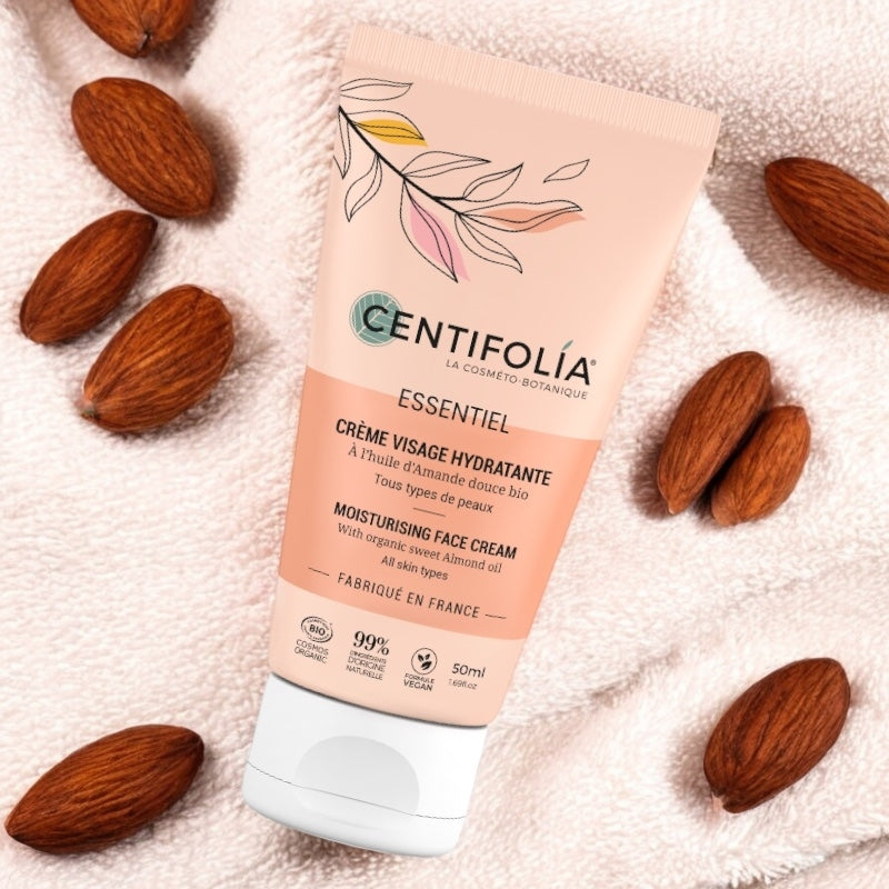 Crème visage hydratante BIO amande douce - 50ml - Centifolia