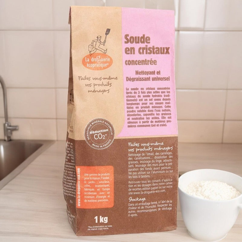 Cristaux de soude - 1 kg - La droguerie écopratique