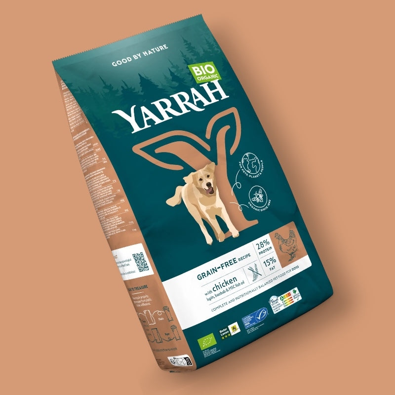 Yarrah Bio-Hundefutter mit Huhn, getreidefrei – 2 kg