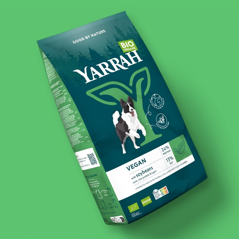 Bio-vegetarisches Hundefutter mit Soja und Lupine – 2 kg – Yarrah