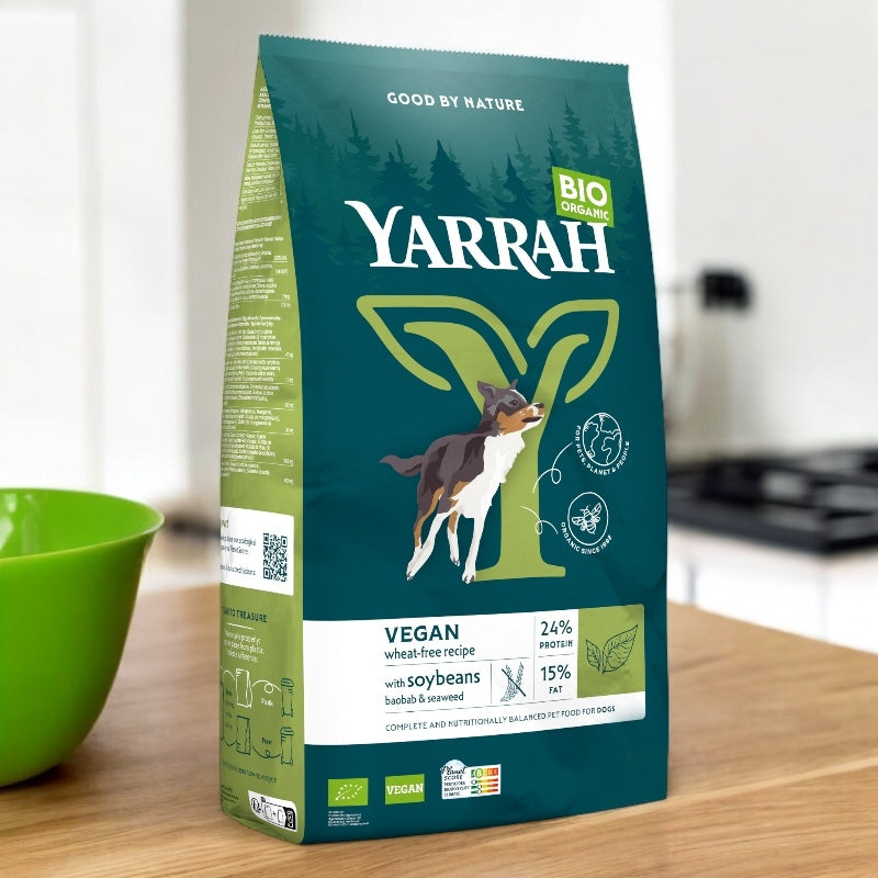 Bio-Hundefutter für Vegetarier (weizenfrei) - 2 kg - Yarrah