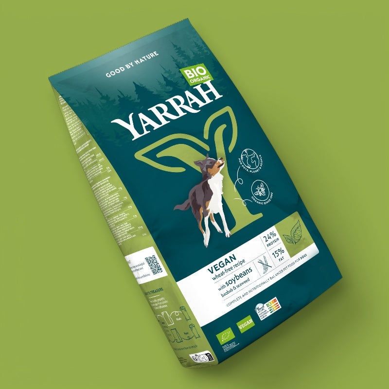 Bio-Hundefutter für Vegetarier (weizenfrei) - 2 kg - Yarrah