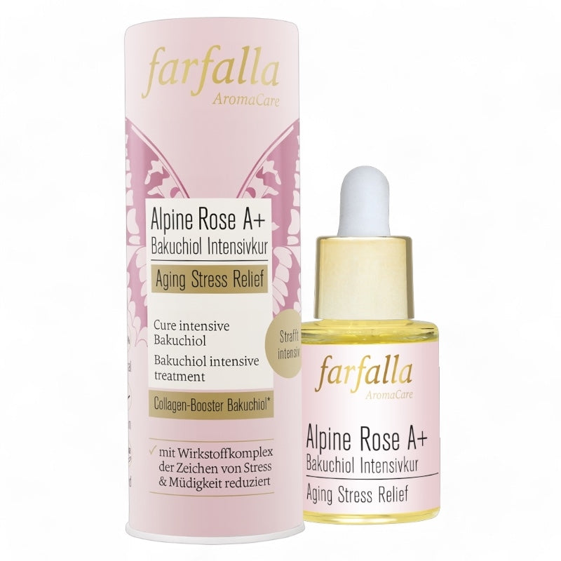Cure intensive BIO bakuchiol & rose Alpine A+ - 15ml - Farfalla