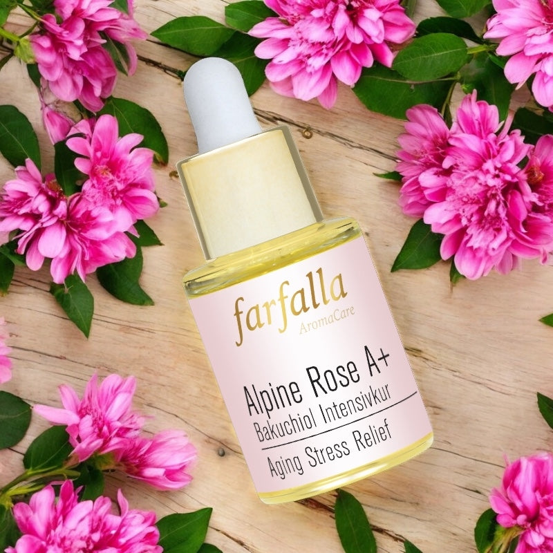 Cure intensive BIO bakuchiol & rose Alpine A+ - 15ml - Farfalla