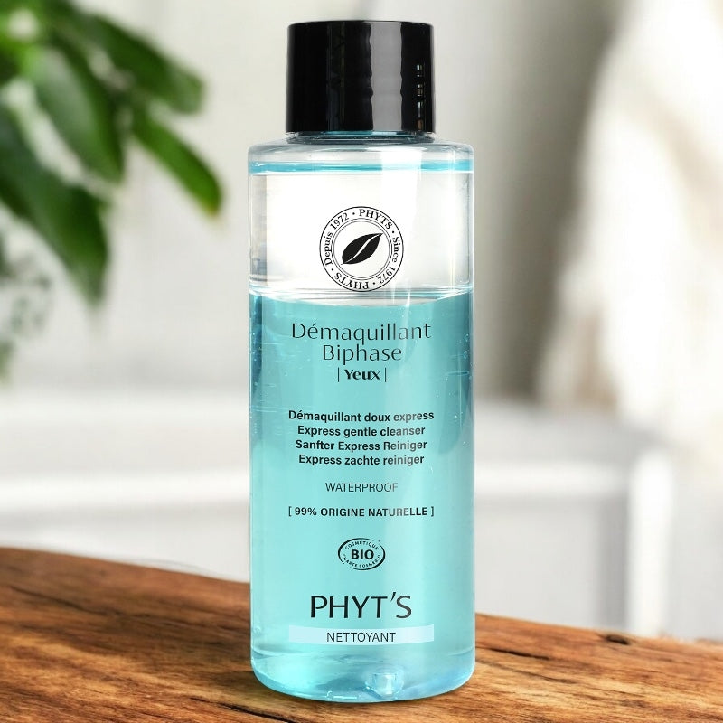 Bio-Augen-Make-up-Entferner in zwei Phasen mit Aprikose und Kornblume - 110 ml - Phyt's