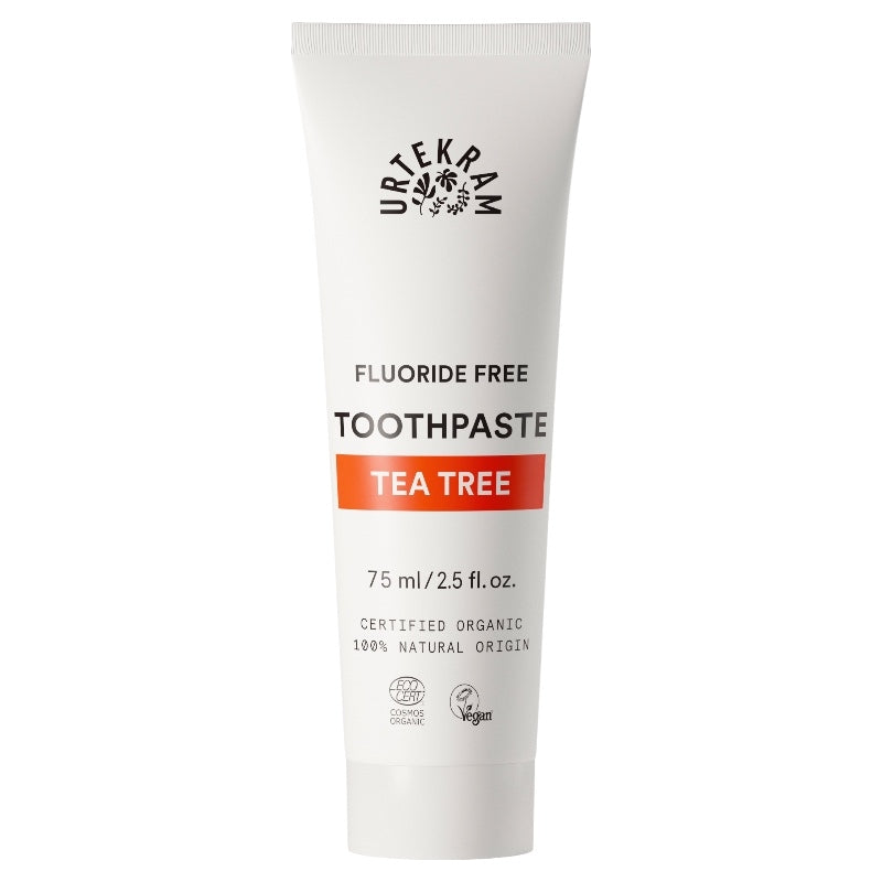 Dentifrice BIO tea tree sans fluor - 75ml - Urtekram