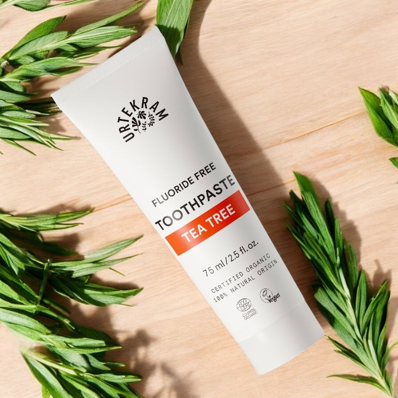 Bio-Teebaum-Zahnpasta ohne Fluorid – 75 ml – Urtekram