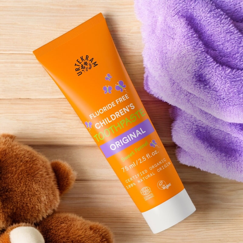 Bio-Fenchel-Kinderzahnpasta ohne Fluorid – 75 ml – Urtekram