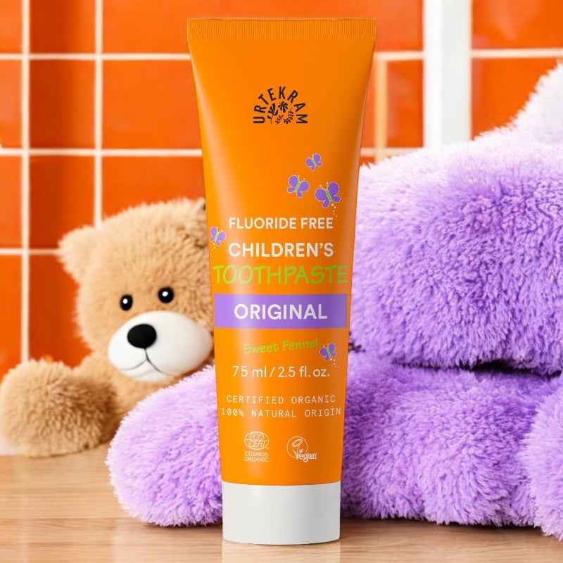 Bio-Fenchel-Kinderzahnpasta ohne Fluorid – 75 ml – Urtekram