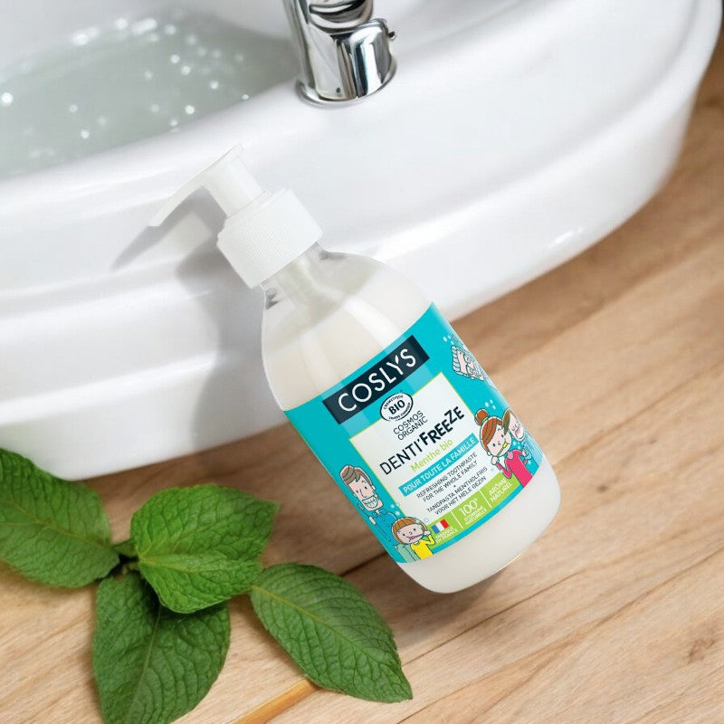 Dentifrice famille BIO menthe sans fluor - 350g - Coslys