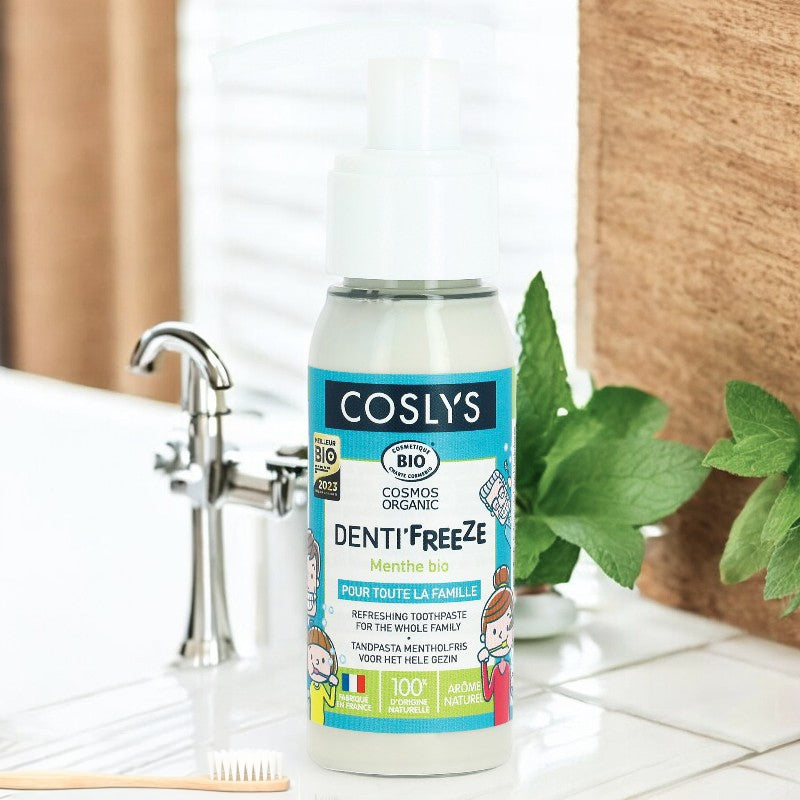 Dentifrice famille BIO menthe sans fluor - 55g - Coslys