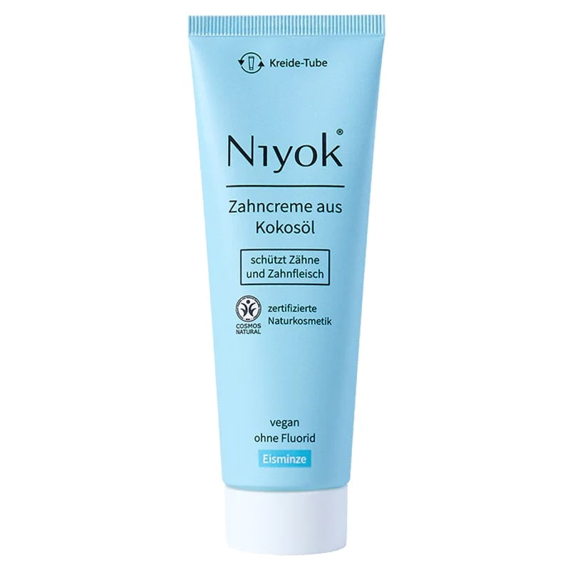 Dentifrice naturel mente givrée sans fluor - 75ml - Niyok