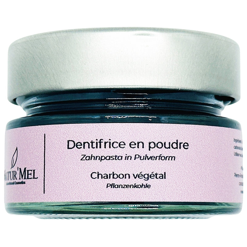 Fluoridfreie Zahncreme mit Aktivkohlepulver – 45 g – Natur'Mel