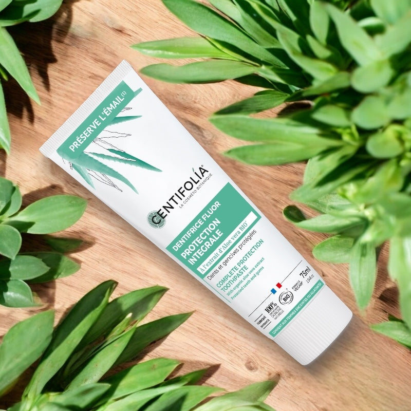 Centifolia Bio-Zahnpasta mit Aloe Vera und Fluorid – 75 ml