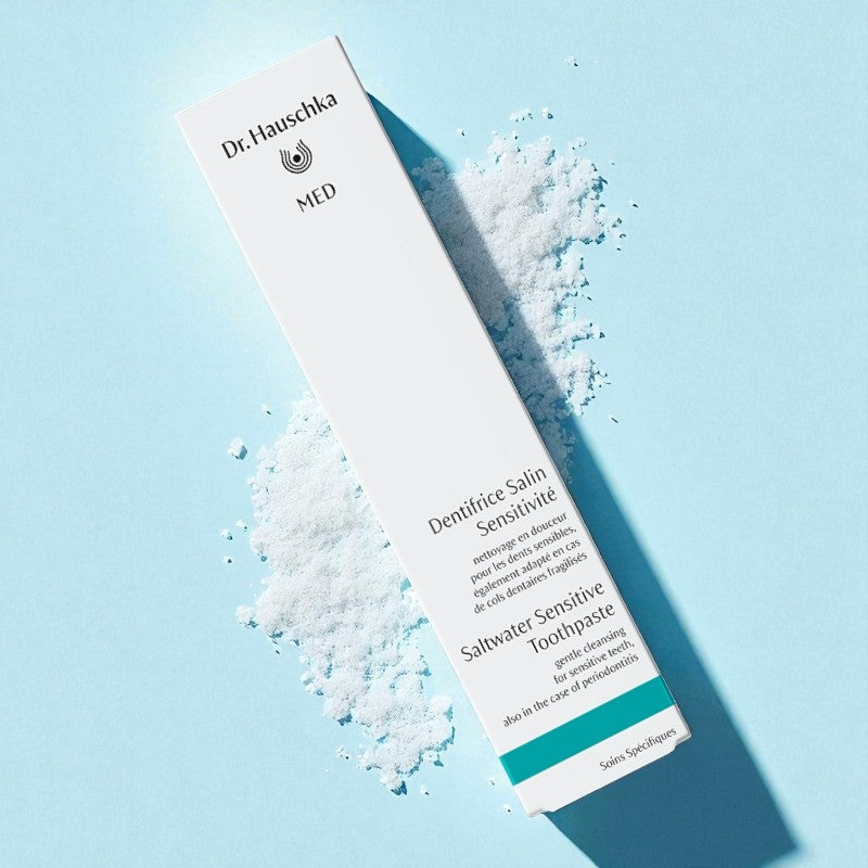 Bio-Zahnpasta mit Kochsalzlösung für empfindliche Haut – 75 ml – Dr. Hauschka MED