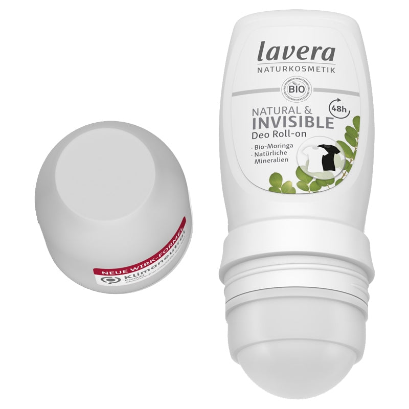 Déodorant à bille 48h Invisible BIO moringa - 50ml - Lavera