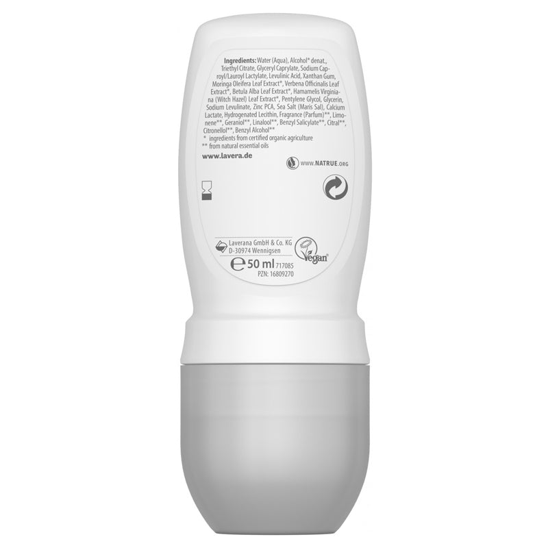 48h Invisible Organic Moringa Roll-On Deodorant – 50 ml – Lavera