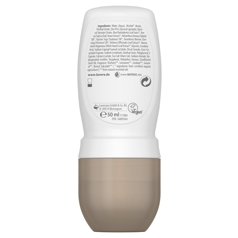 48h Mildes Bio-Roll-On-Deodorant mit Hafer - 50 ml - Lavera