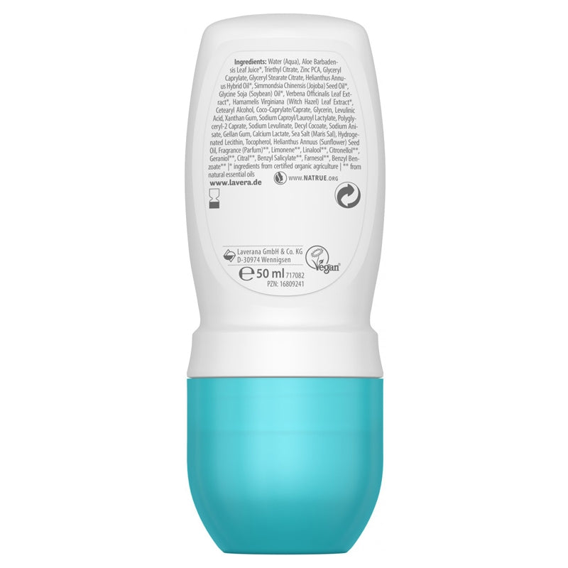 48h Sensitive Bio-Roll-On-Deodorant mit Aloe Vera - 50 ml - Lavera