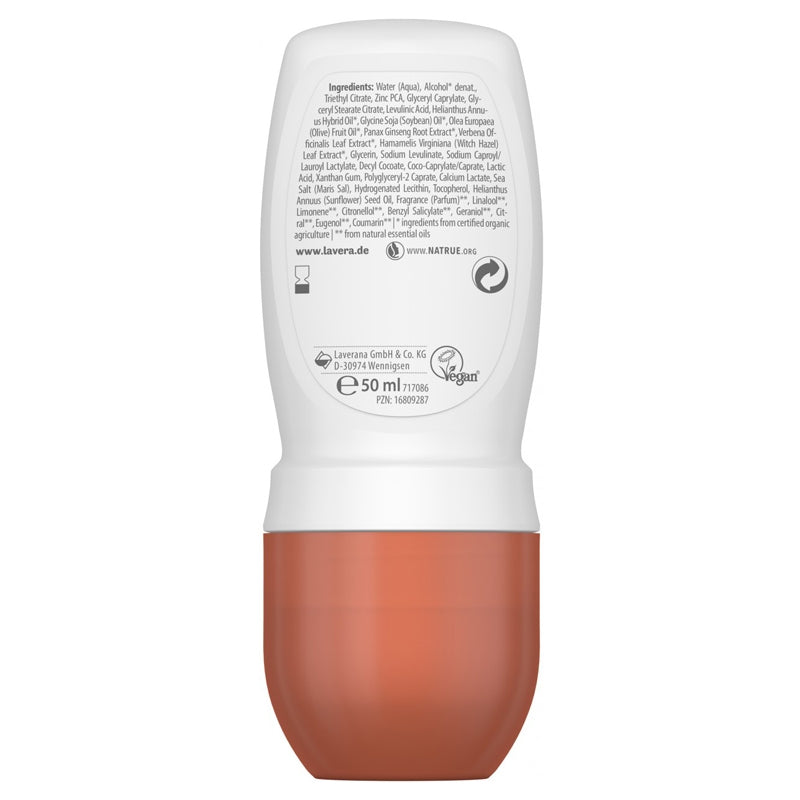 48 Stunden starker Bio-Ginseng-Roll-On-Deodorant – 50 ml – Lavera