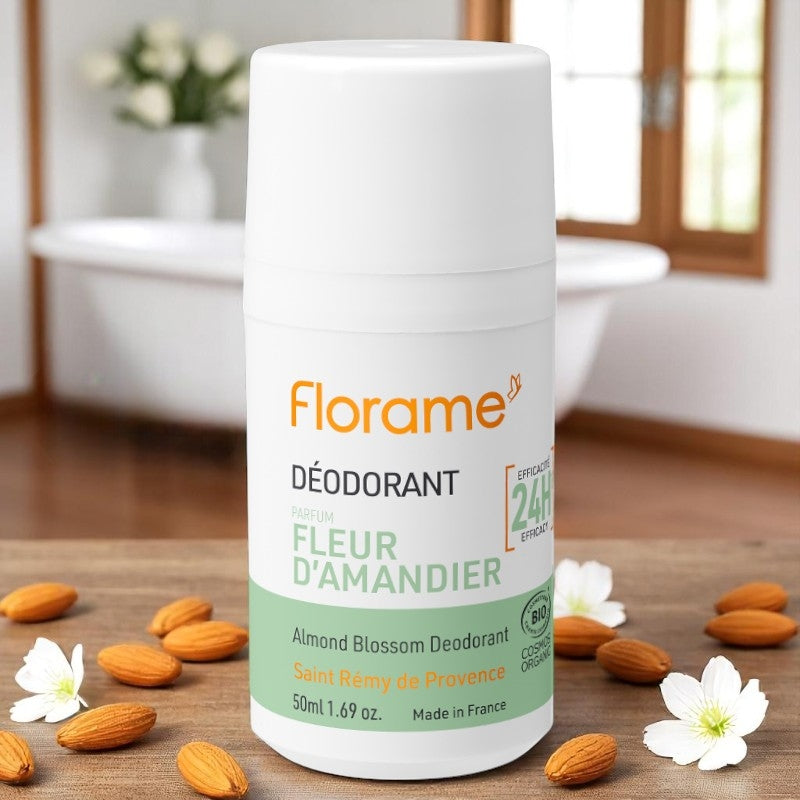 Deodorant a bille bio fleur d amandier 50 ml florame 2