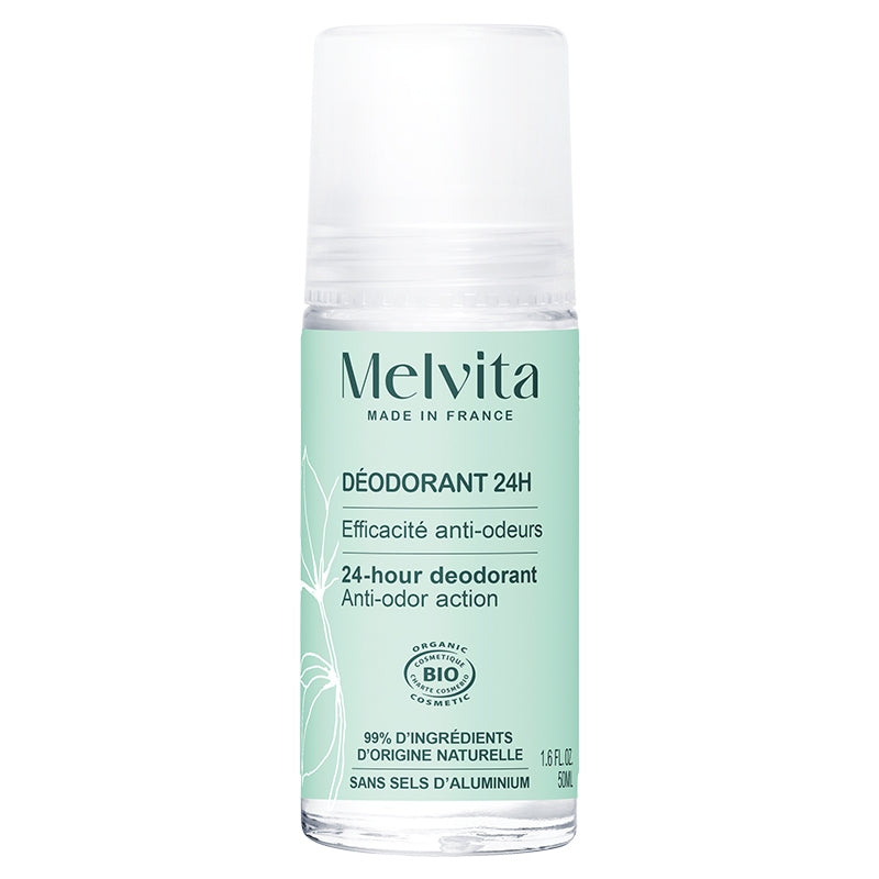 Déodorant à bille efficacité 24h anti-odeurs BIO - 50ml - Melvita