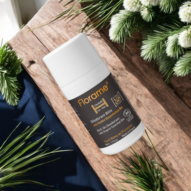 Déodorant à bille homme BIO tea tree & palmarosa - 50ml - Florame