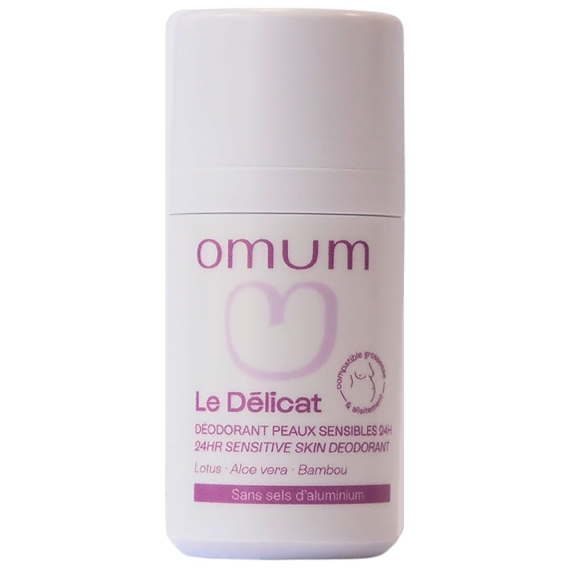 24-Stunden-Bio-Roll-On-Deodorant für empfindliche Haut mit Hamamelis und Lotus – 50 ml – Omum