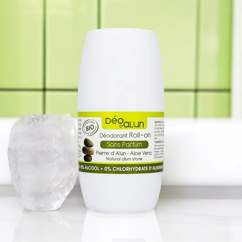 Déodorant à bille pierre d'alun et aloe vera BIO - 75ml - MKL Green Nature
