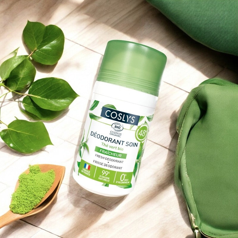 Coslys Bio-Grüntee-Frische-Roll-On-Deodorant – 50 ml