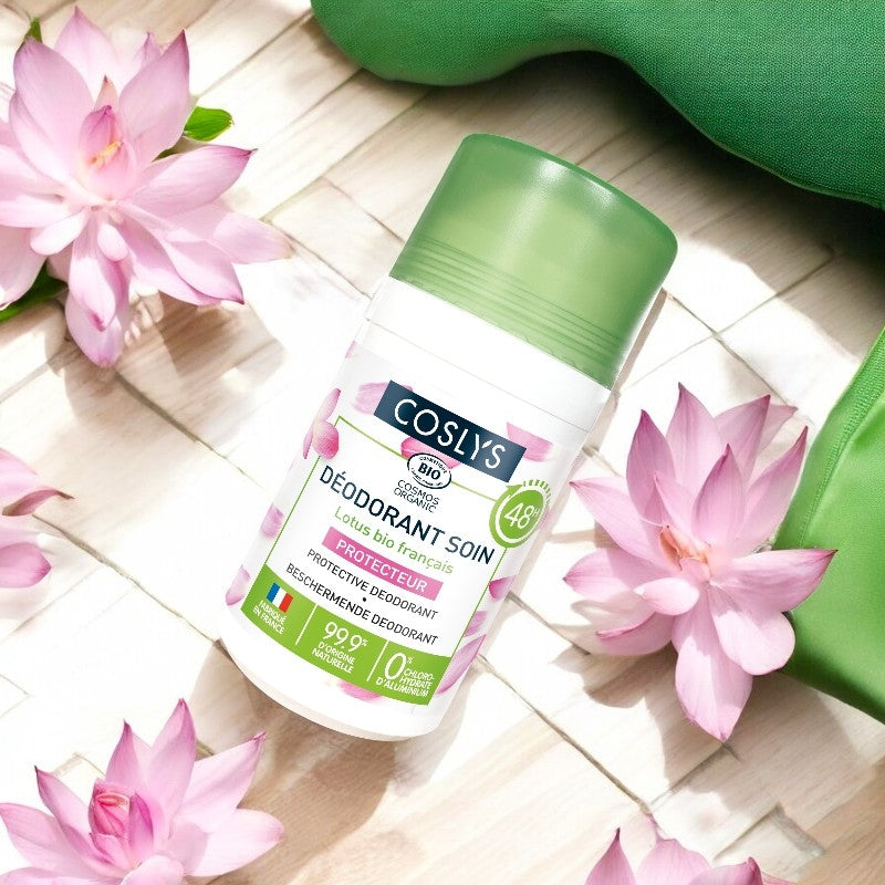 Déodorant à bille soin protecteur BIO lotus - 50ml - Coslys