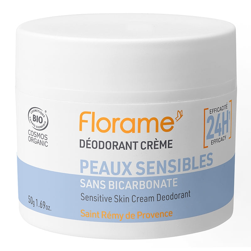 Deodorant creme bio sans parfum 50 g florame