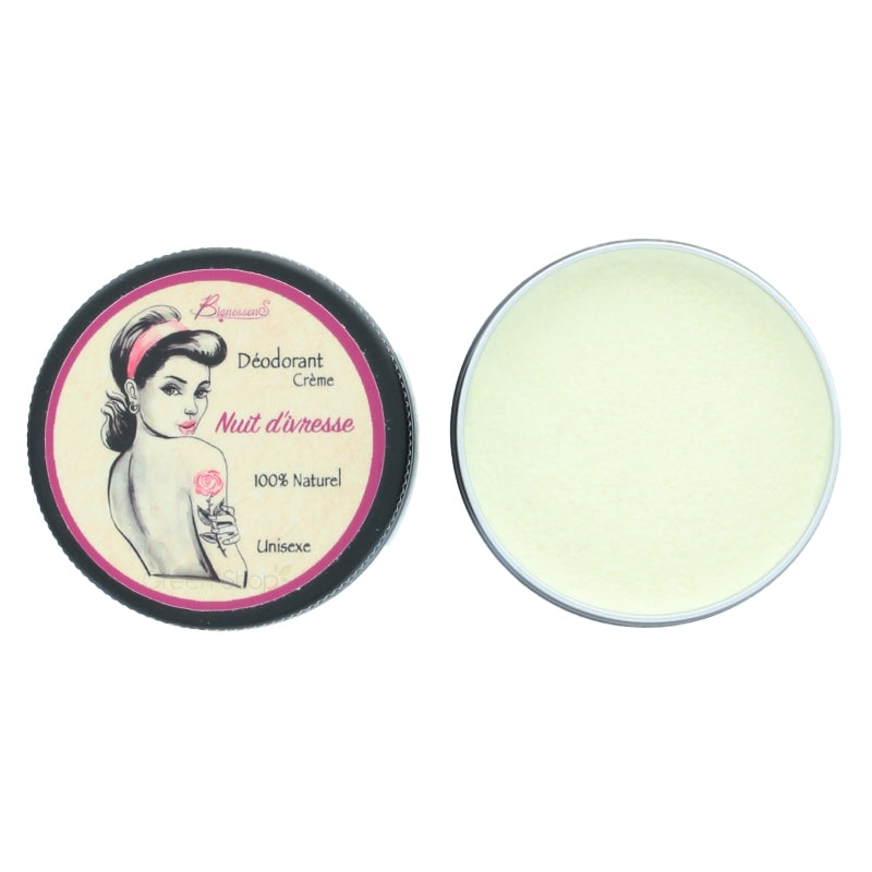 Déodorant crème Nuit d'ivresse naturel senteur citronnée - 30g - Bionessens