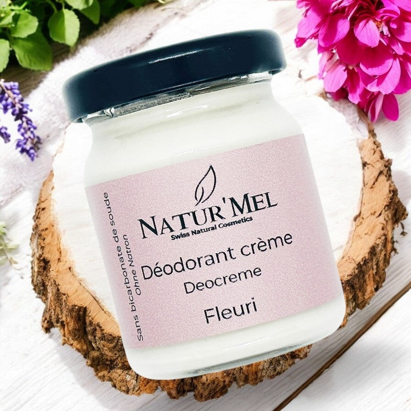 Deodorant creme sans bicarbonate le fleuri lavandin 50 ml natur mel 3
