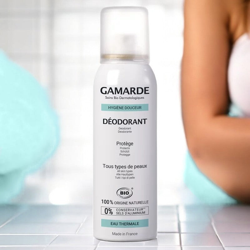 Déodorant spray BIO citron, lavandin & eau thermale - 100ml - Gamarde