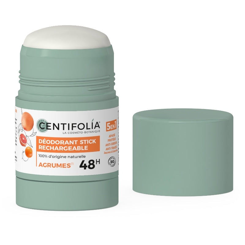 Deodorant stick rechargeable bio agrumes 50 g centifolia