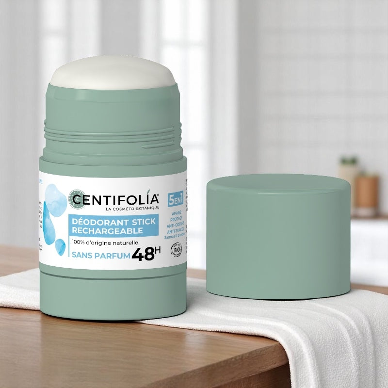 Deodorant stick rechargeable bio sans parfum 50 g centifolia 2