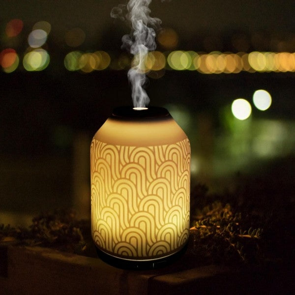 Diffuseur d'huile essentielle connecté par ultrason Prague - Zen Arôme