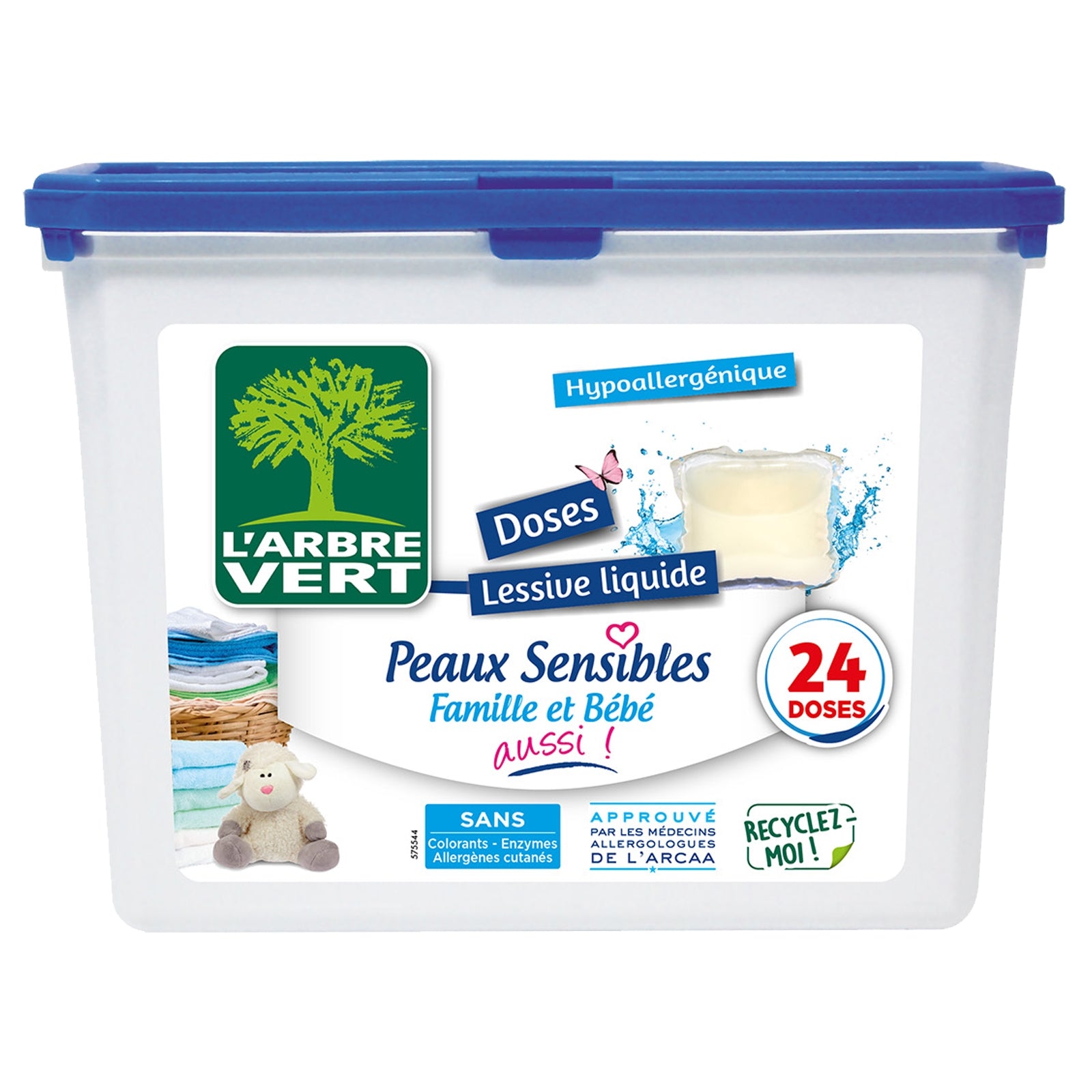 Umweltfreundliches Flüssigwaschmittel für empfindliche Haut – 633,6 g – L'Arbre Vert