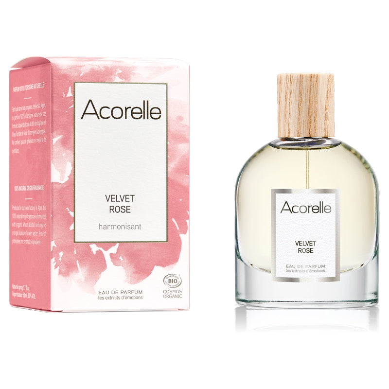 Bio-Velvet Rose Harmonisierendes Eau de Parfum – 50 ml – Acorelle