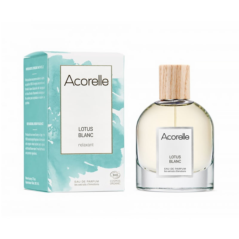 Acorelle Organic Relaxing White Lotus Eau de Parfum – 50 ml