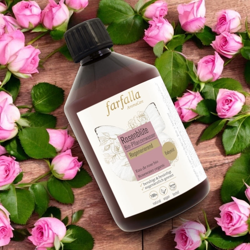 Eau de rose BIO - 500ml - Farfalla