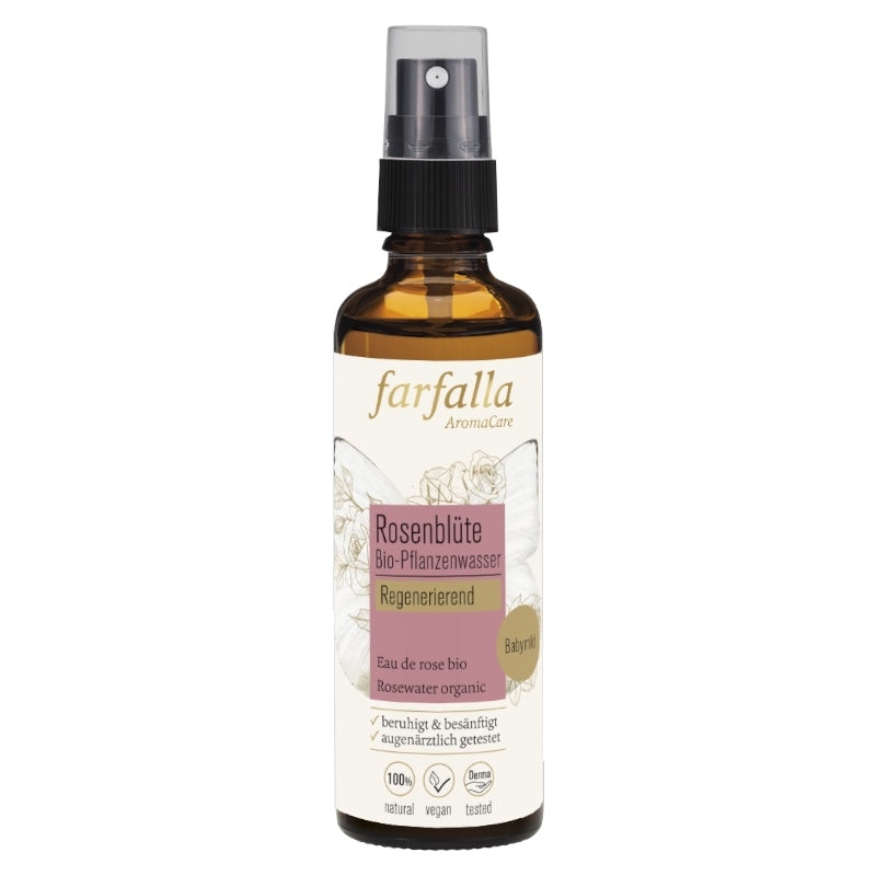 Eau de rose BIO - 75ml - Farfalla