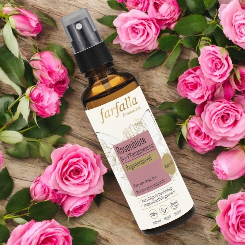 Eau de rose BIO - 75ml - Farfalla