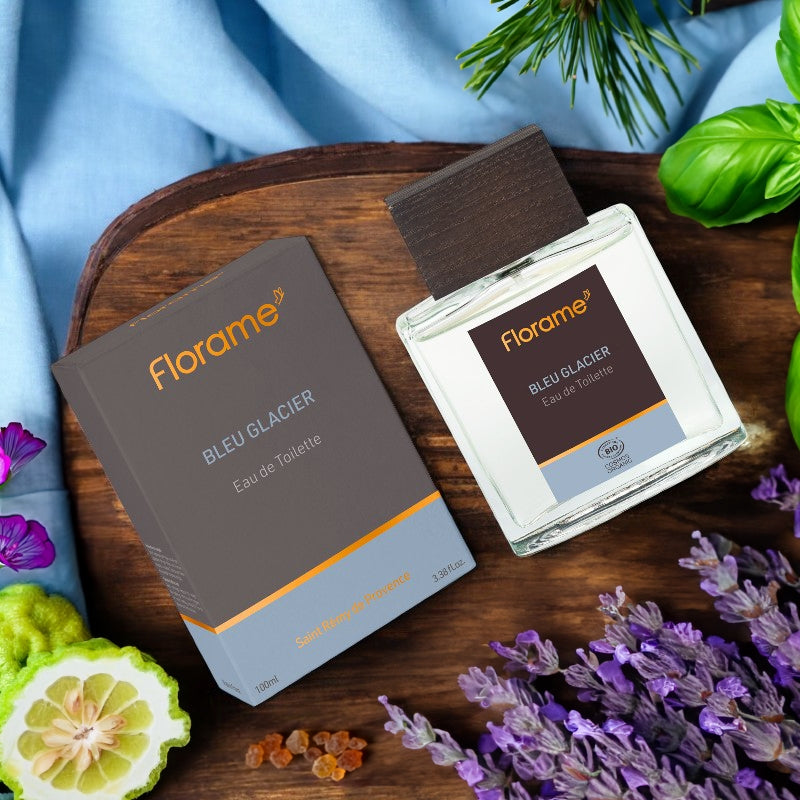 Eau de toilette homme BIO bleu glacier - 100ml - Florame