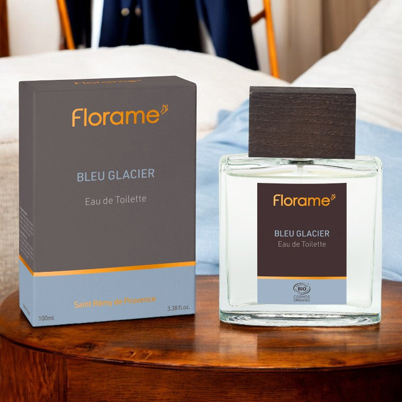 Eau de toilette homme BIO bleu glacier - 100ml - Florame