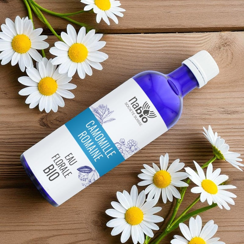 Bio-Römische Kamille Blütenwasser – 200 ml – Nabio